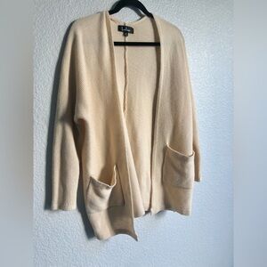 Lulus medium cream crochet cardigan